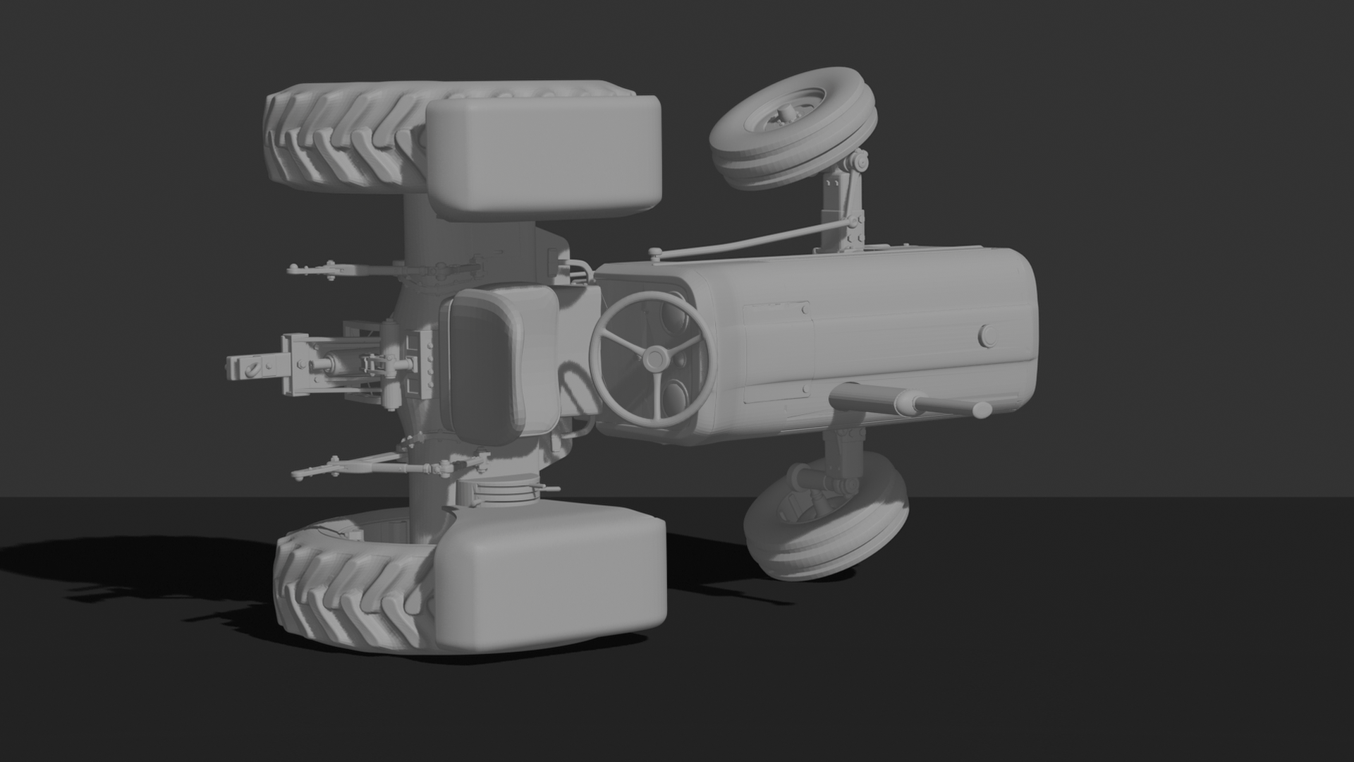 Ferguson TE20 Farm Tractor STL 3D Print Model