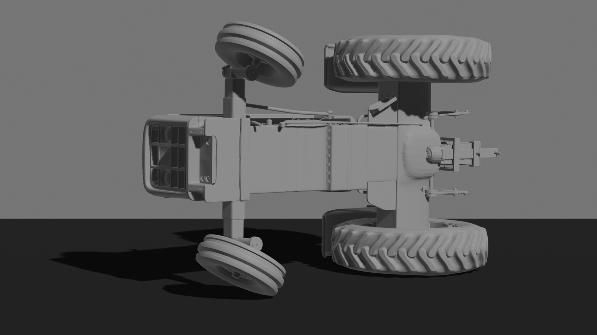 Ferguson TE20 Farm Tractor STL 3D Print Model