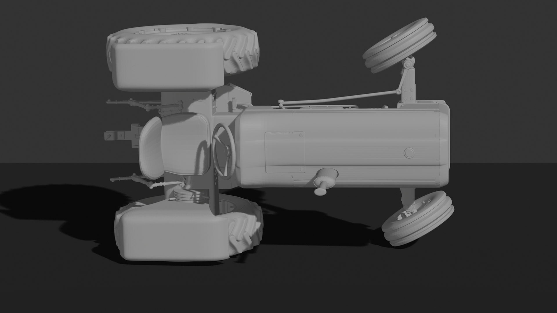 Ferguson TE20 Farm Tractor STL 3D Print Model