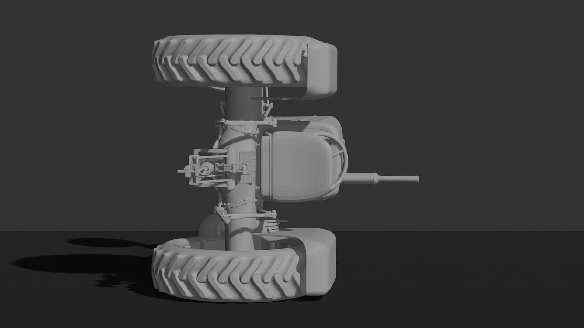 Ferguson TE20 Farm Tractor STL 3D Print Model