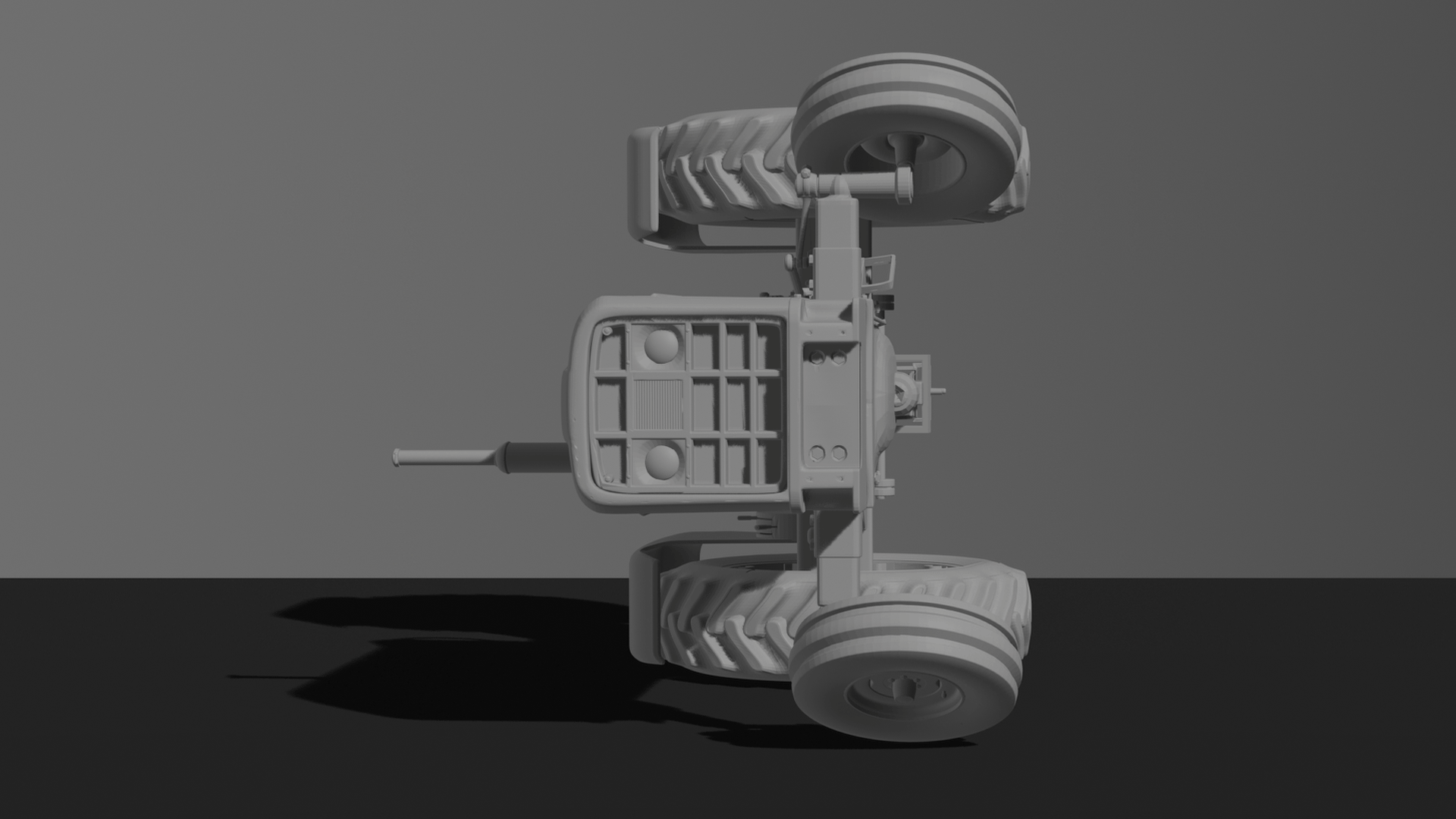 Ferguson TE20 Farm Tractor STL 3D Print Model