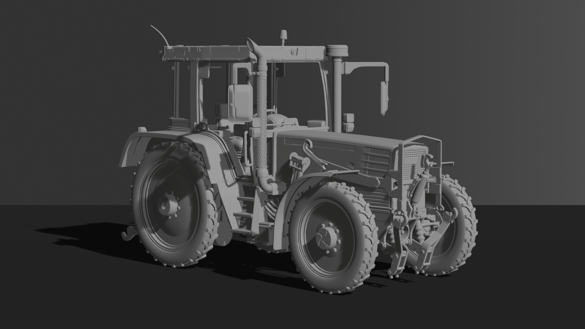 Belarus MTZ 1221 Tractor STL 3D Print Model