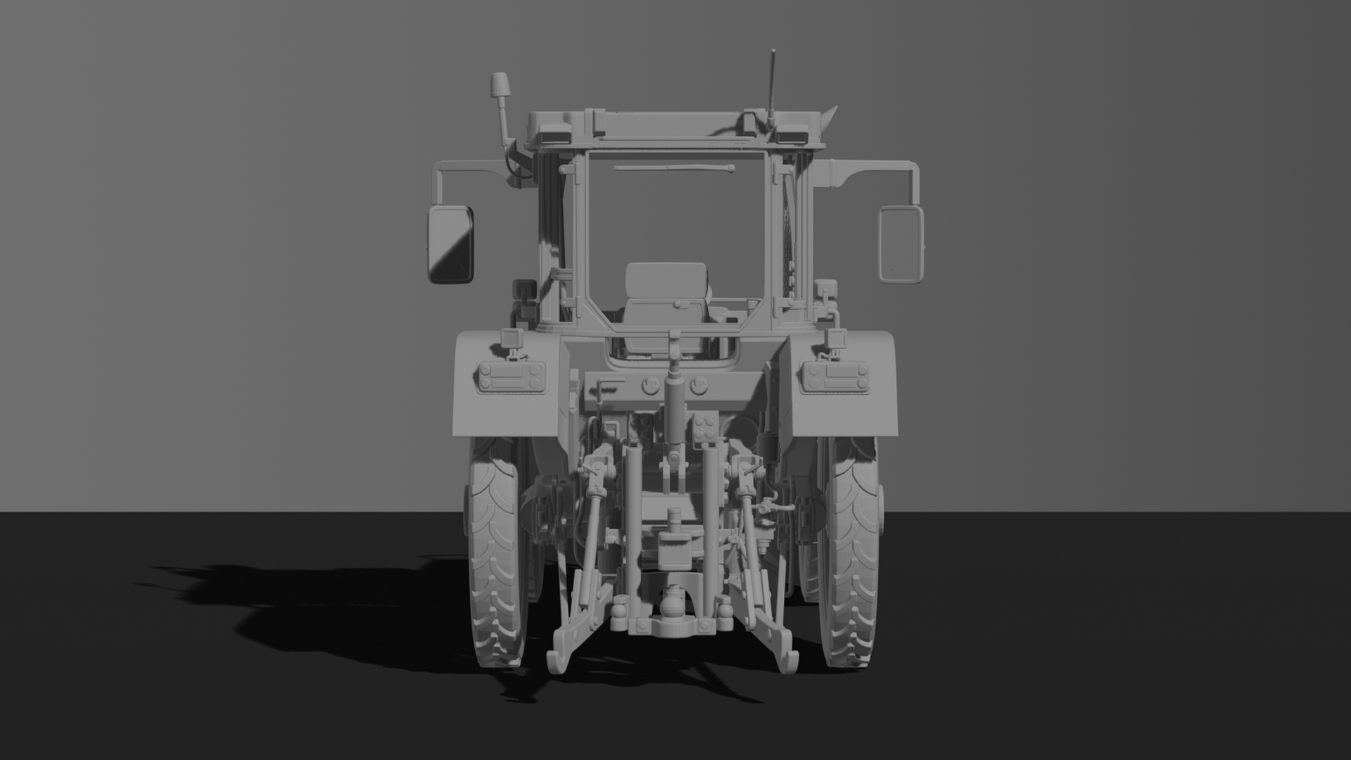 Belarus MTZ 1221 Tractor STL 3D Print Model