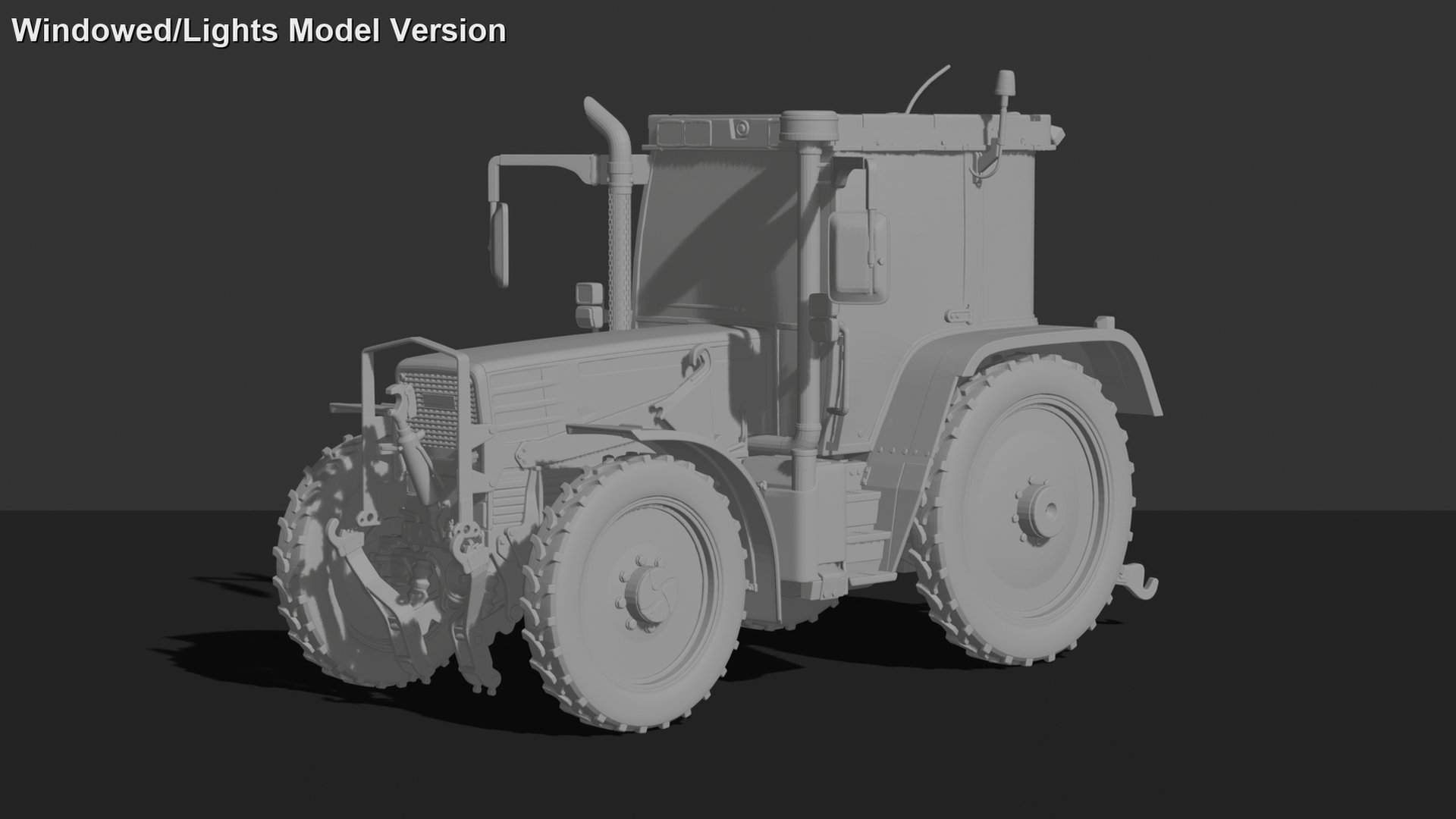 Belarus MTZ 1221 Tractor STL 3D Print Model