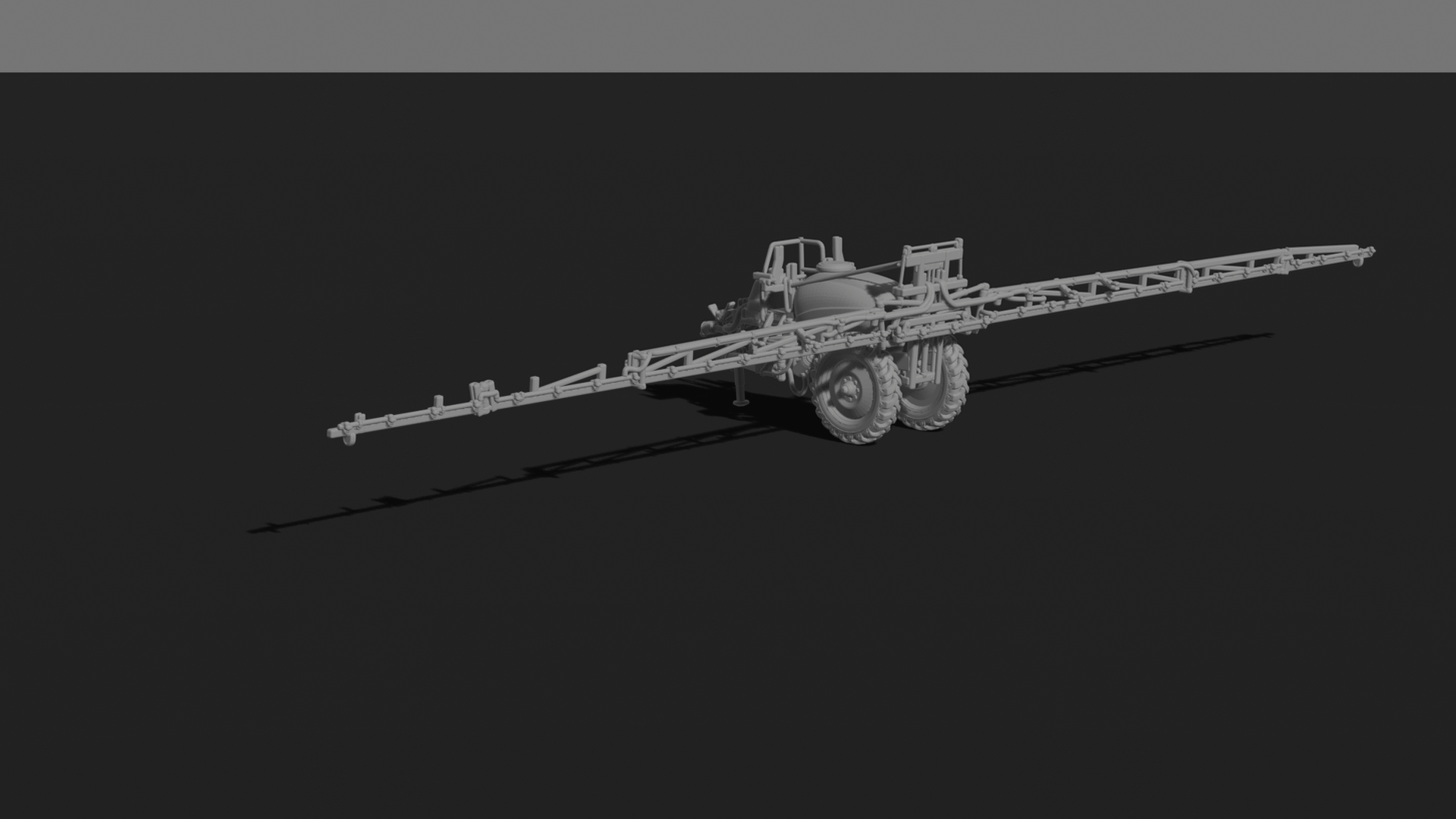 Trailed Farm Sprayer V2 STL 3D Print Model