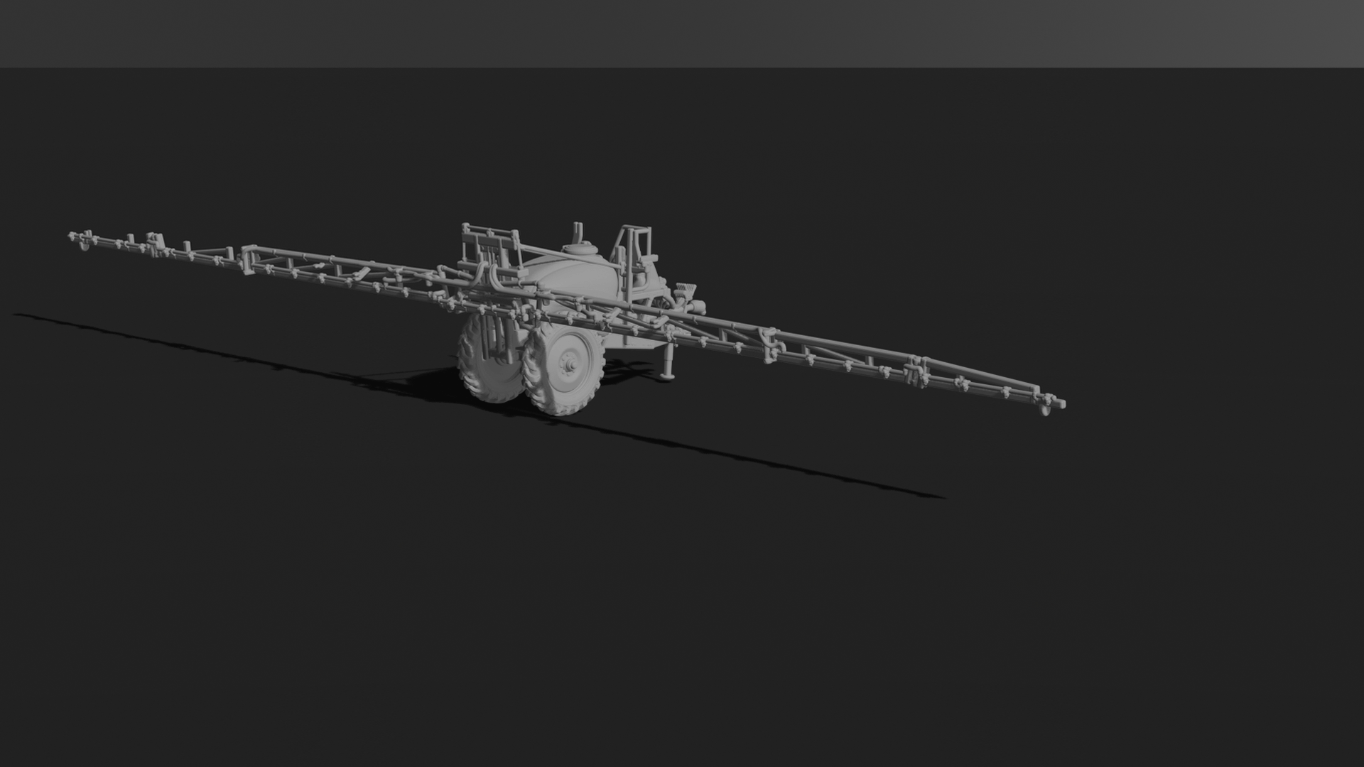 Trailed Farm Sprayer V2 STL 3D Print Model