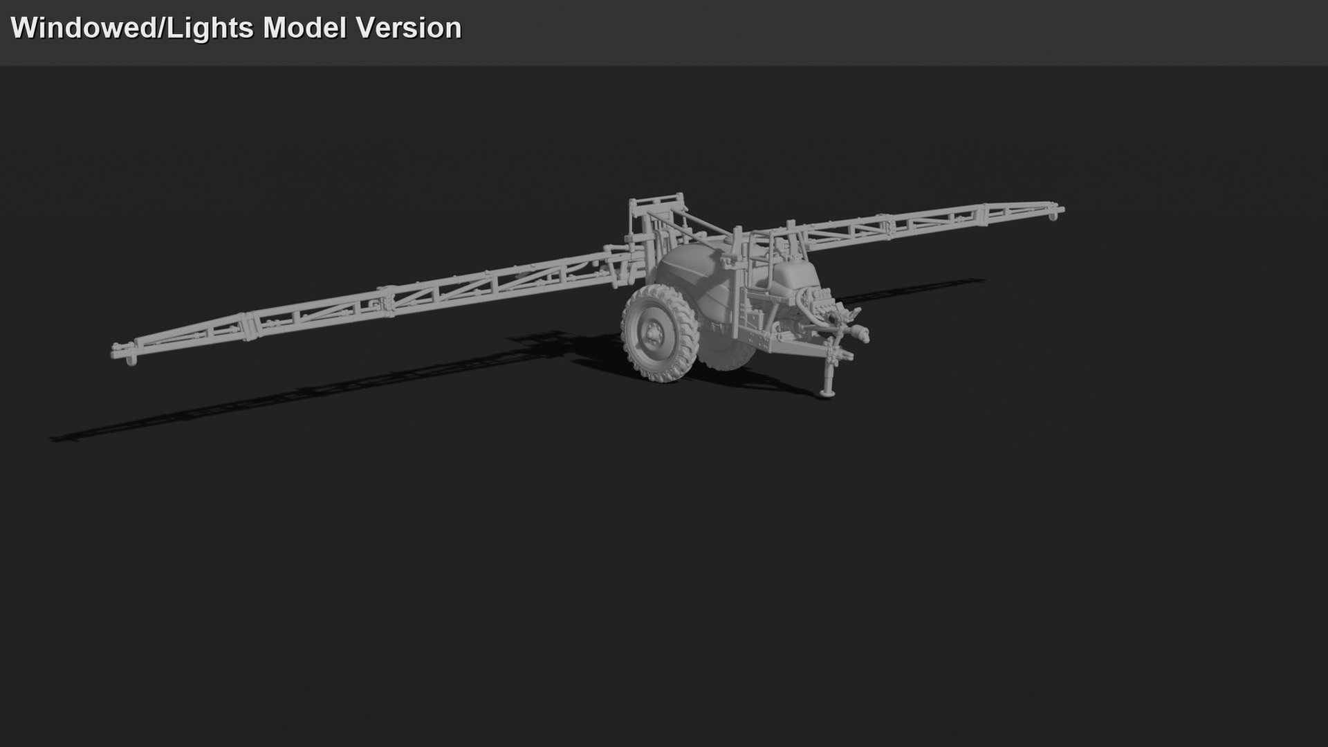 Trailed Farm Sprayer V2 STL 3D Print Model