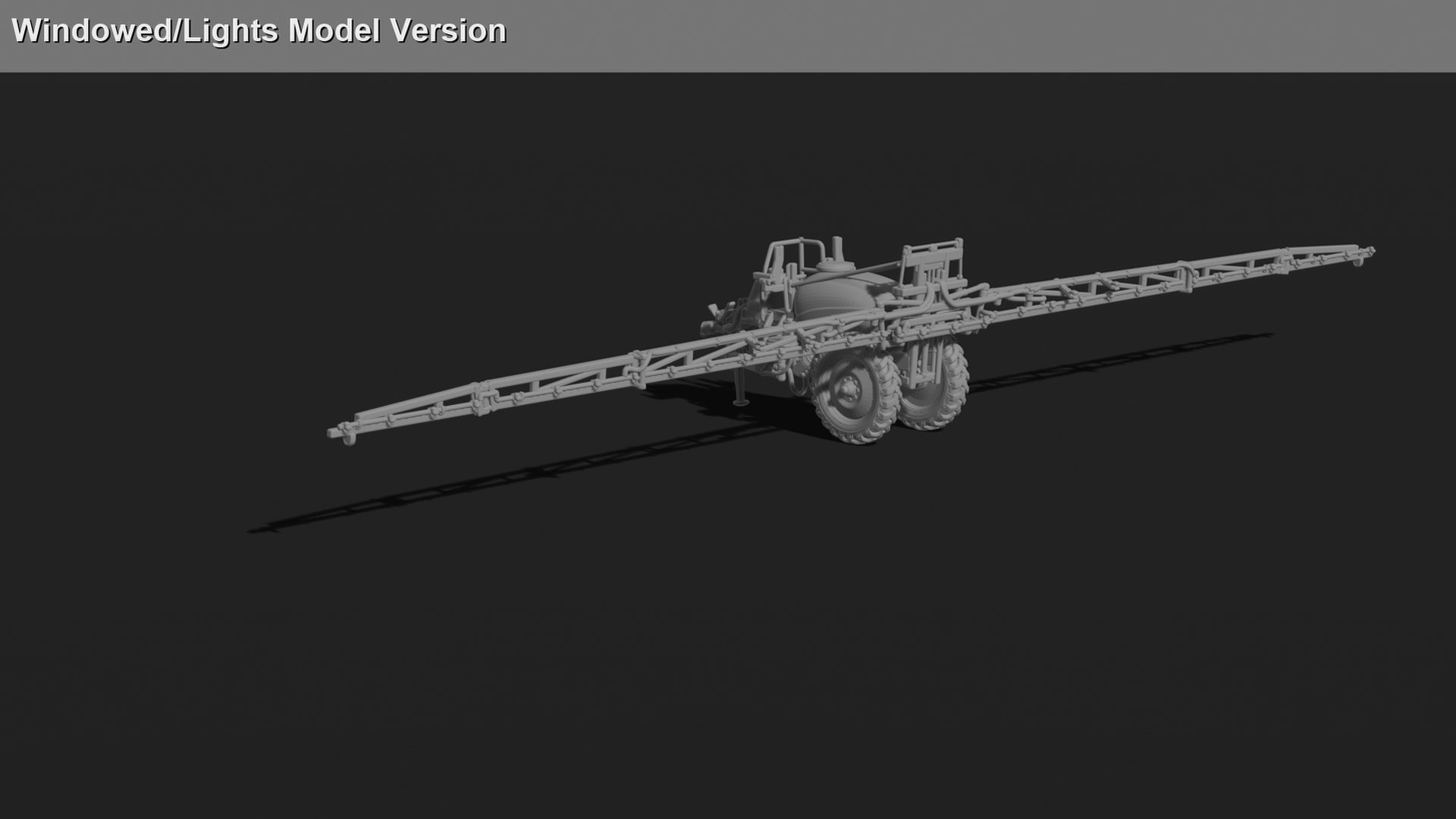 Trailed Farm Sprayer V2 STL 3D Print Model
