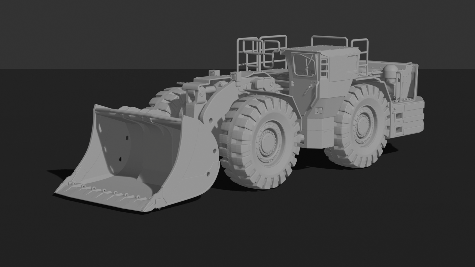 Sandvik LH517i Underground Loader STL 3D Print Model