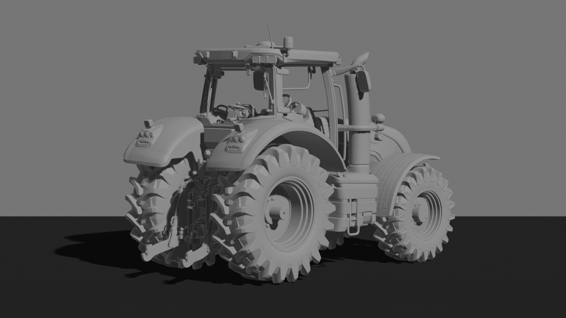 Valtra S4 Series Tractor STL 3D Print Model