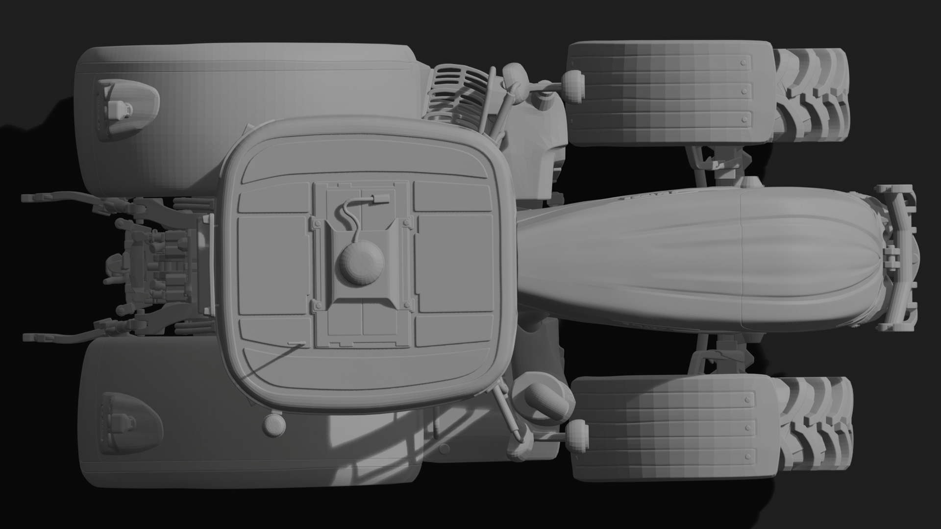 Valtra S4 Series Tractor STL 3D Print Model