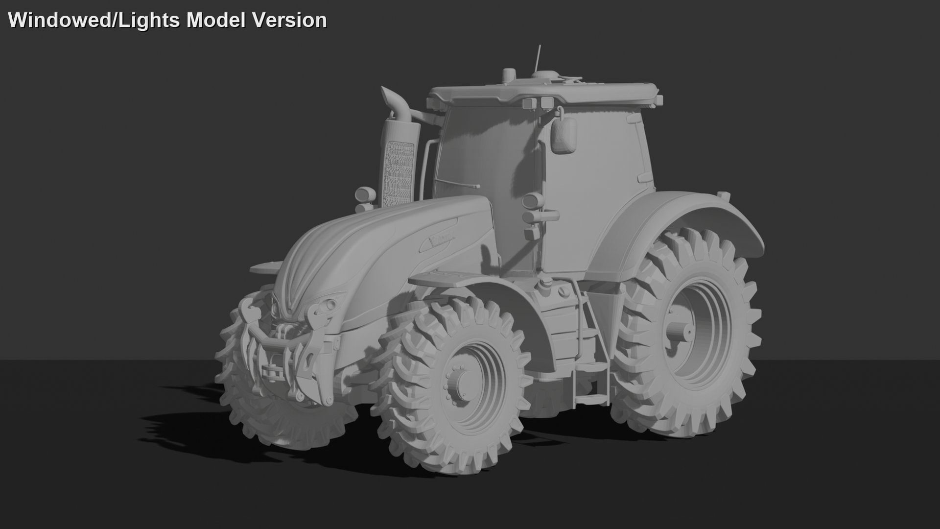 Valtra S4 Series Tractor STL 3D Print Model