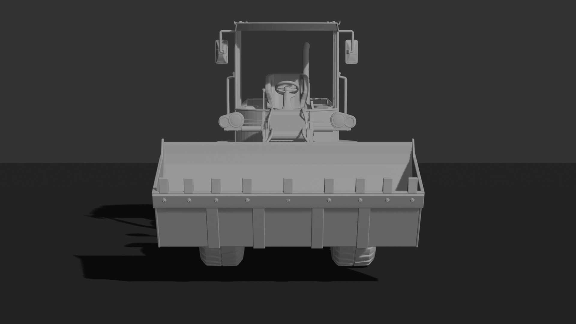 Wheel Loader V3 STL 3D Print Model