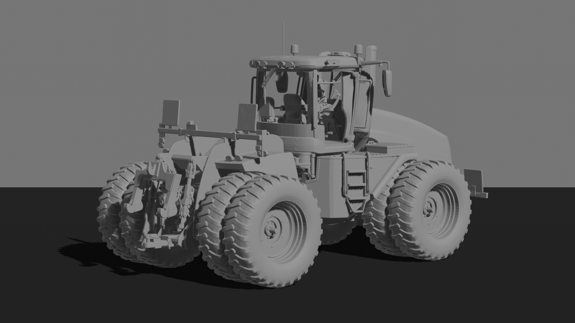 Case IH Steiger 620 Articulated Tractor STL 3D Print Model