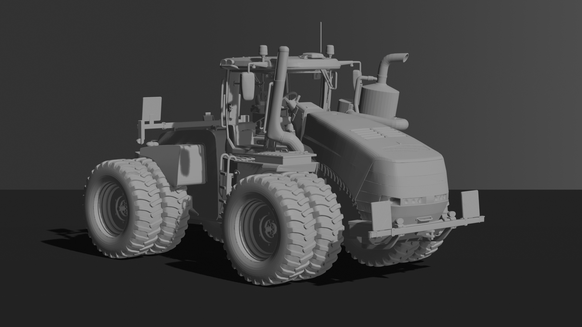Case IH Steiger 620 Articulated Tractor STL 3D Print Model