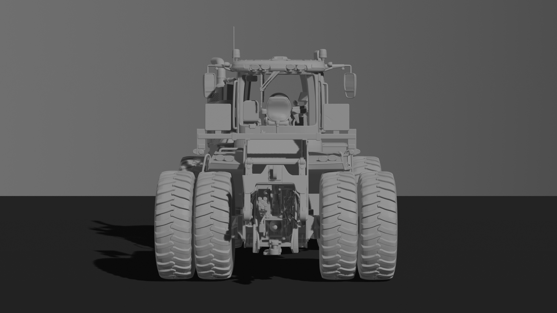 Case IH Steiger 620 Articulated Tractor STL 3D Print Model