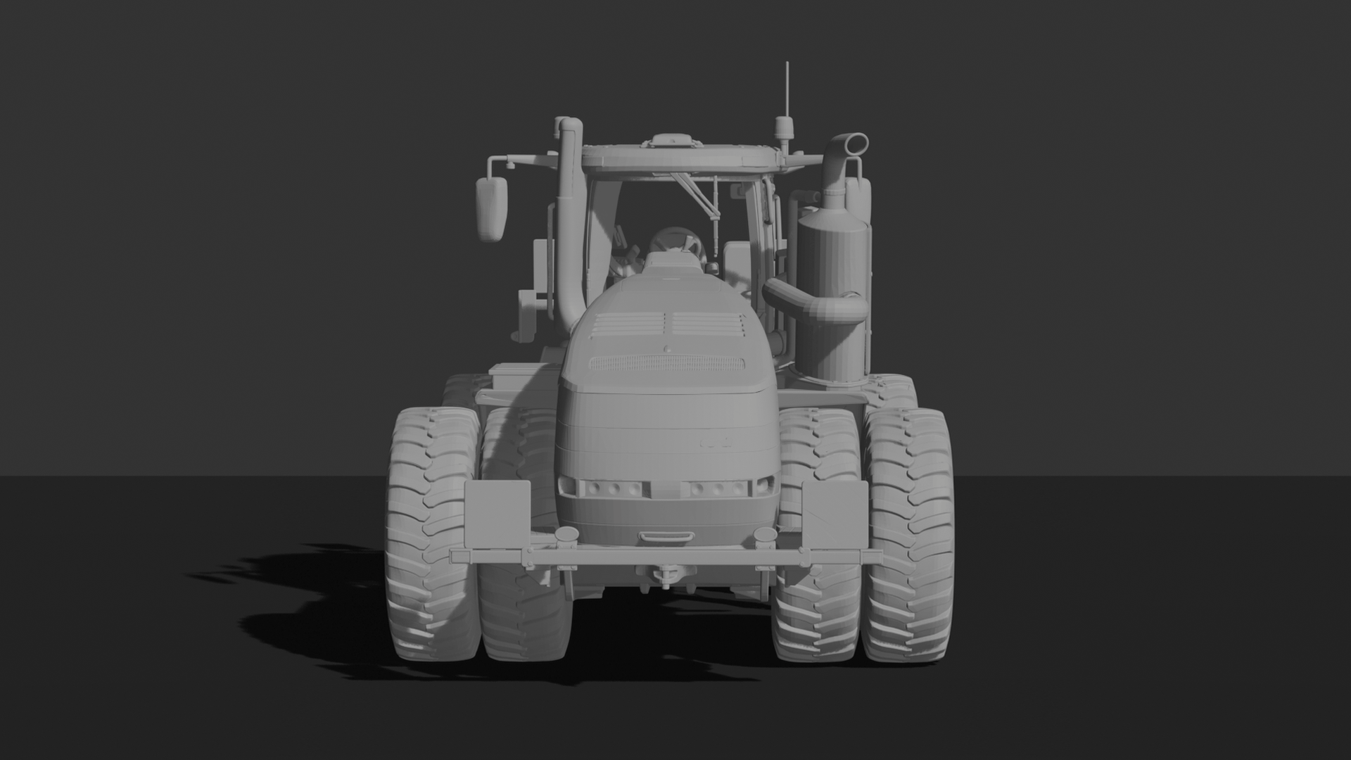 Case IH Steiger Articulated Tractor STL 3D Print Model
