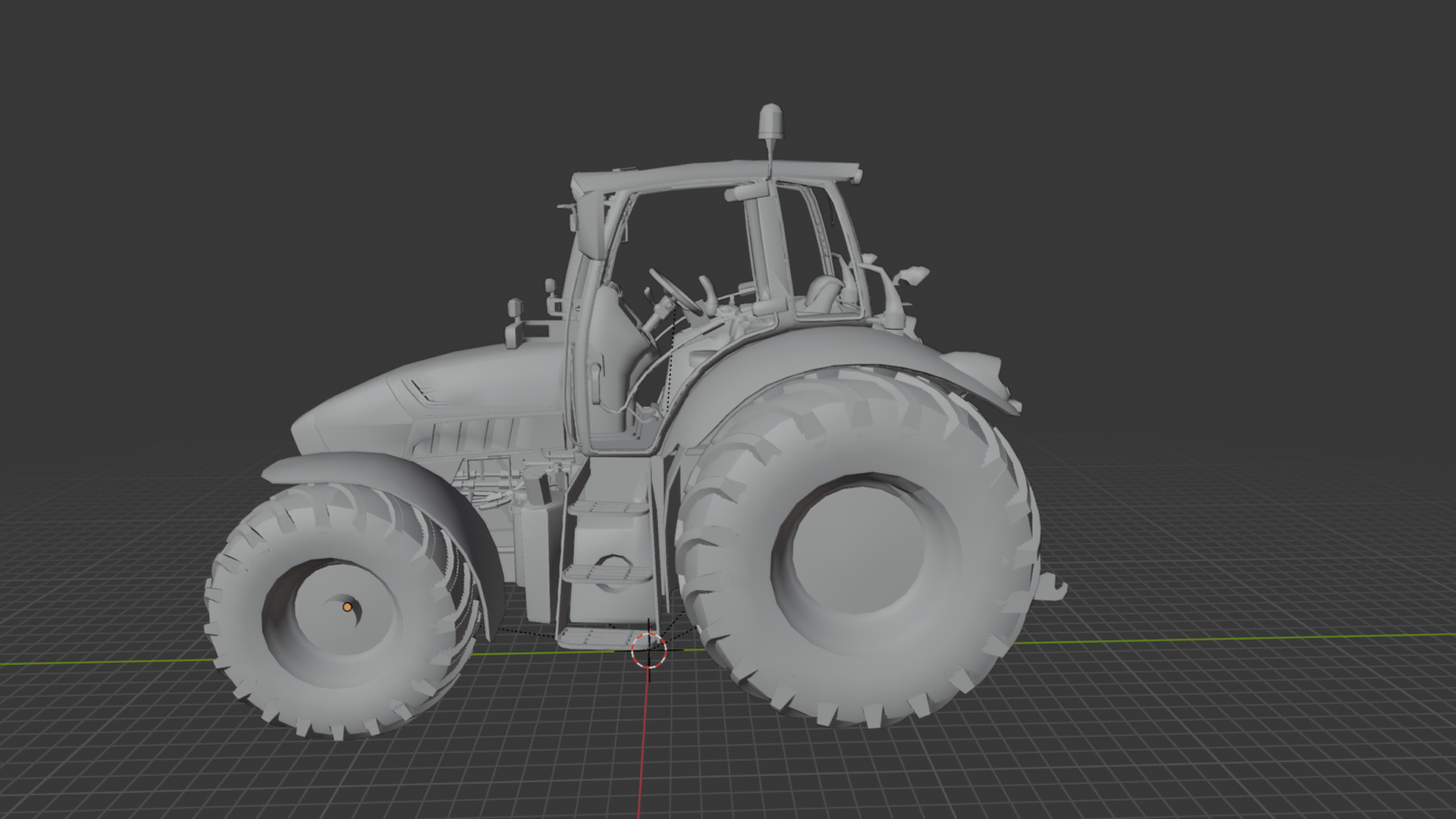Lamborghini R6 125 DCR Tractor STL 3D Print Model