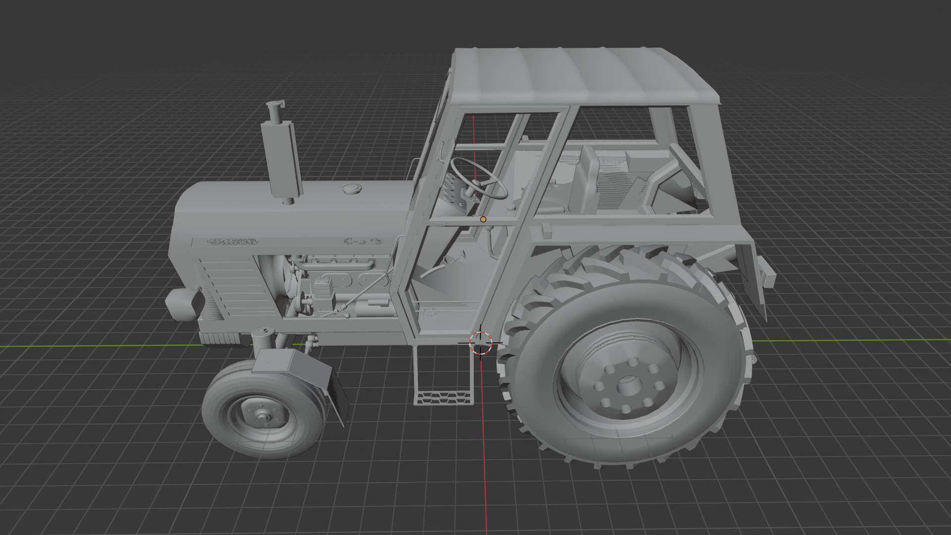 Ursus C-385 Tractor STL 3D Print Model