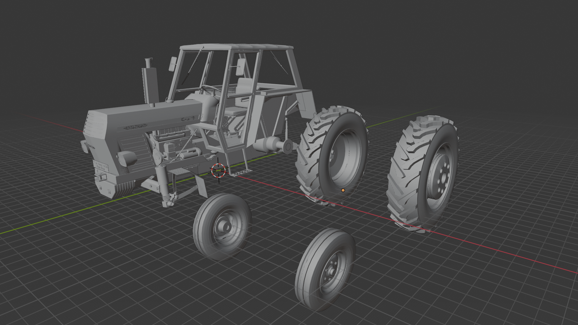 Ursus C-385 Tractor STL 3D Print Model