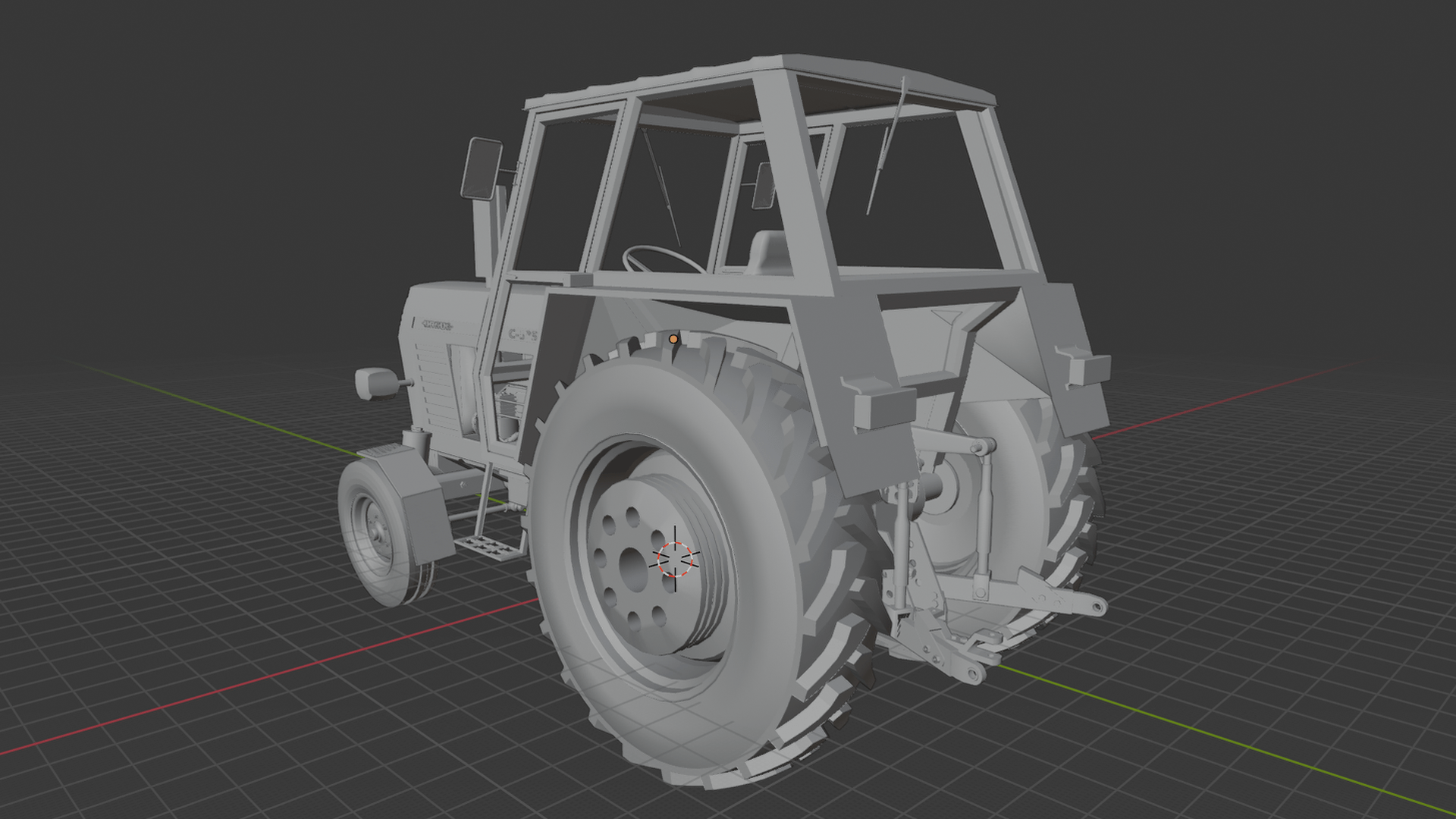 Ursus C-385 Tractor STL 3D Print Model
