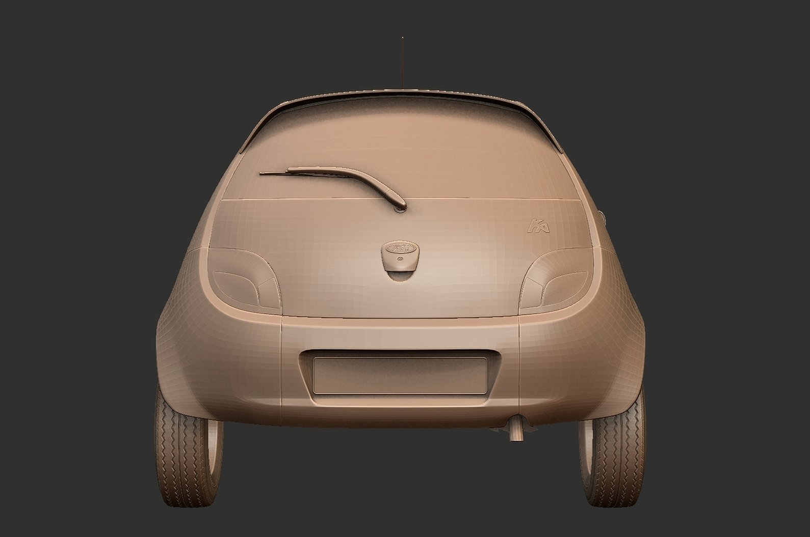 Ford Ka Mk1 Facelift STL 3D Print Model