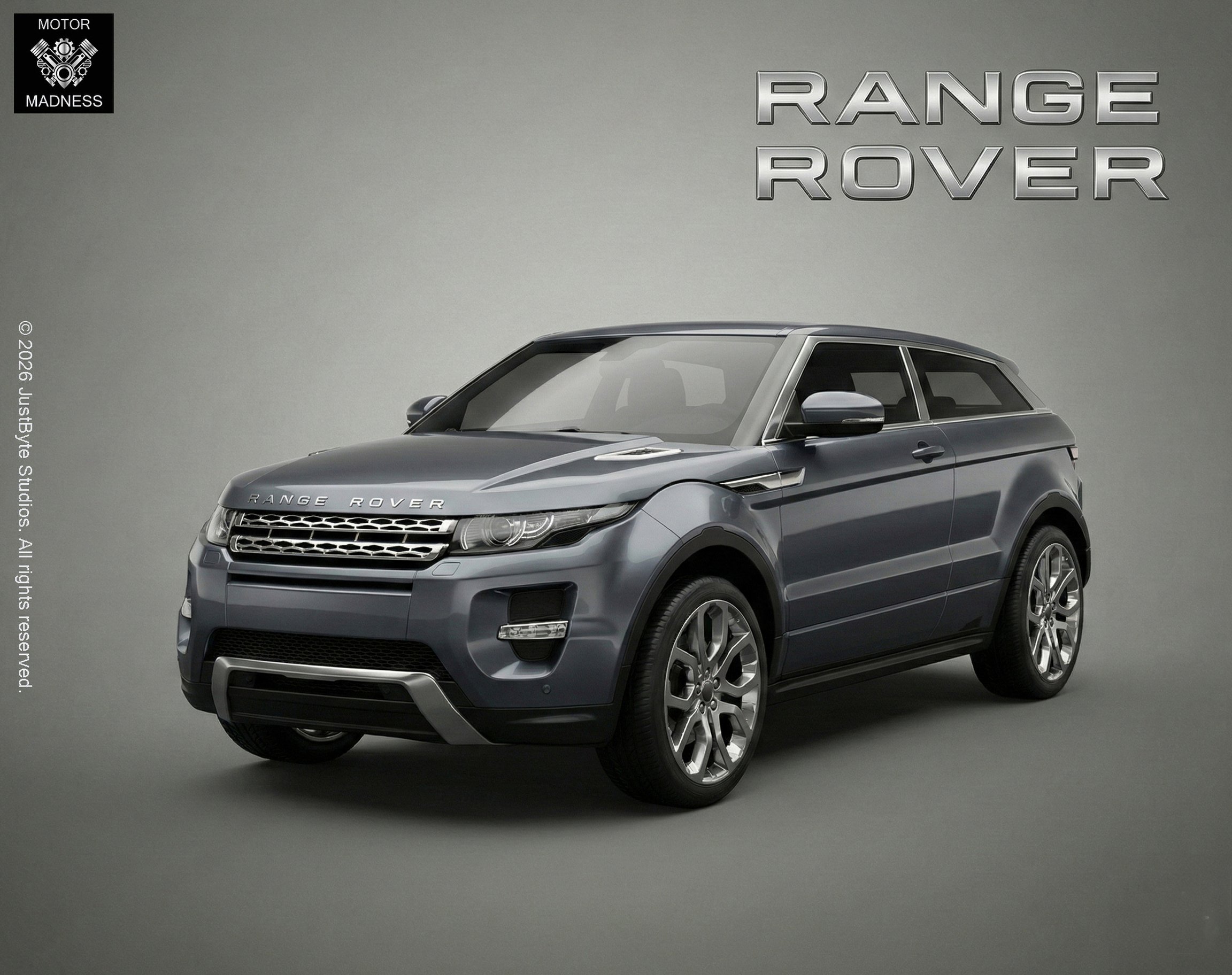 Range Rover Evoque STL 3D Print Model