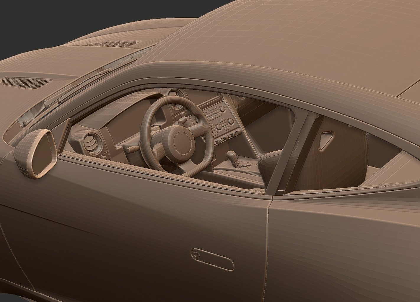 Jaguar F-Type R Coupe 2015 STL 3D Print Model