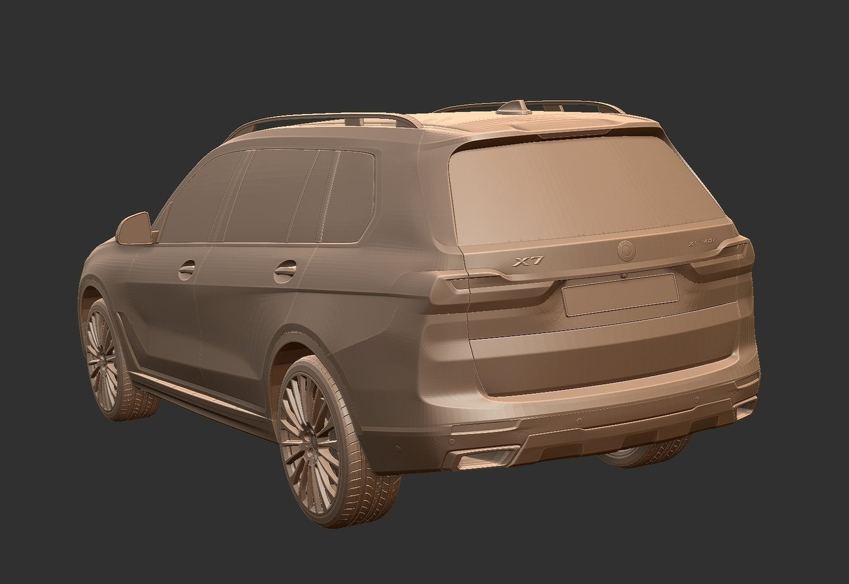 BMW X7 G07 STL 3D Print Model
