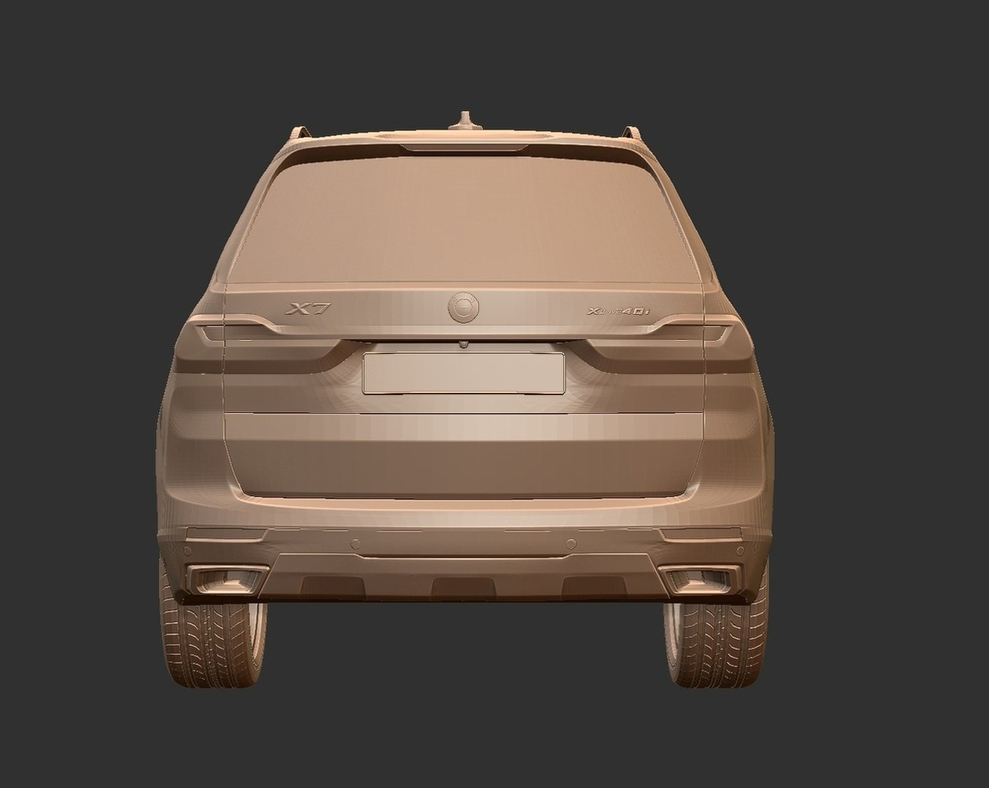 BMW X7 G07 STL 3D Print Model