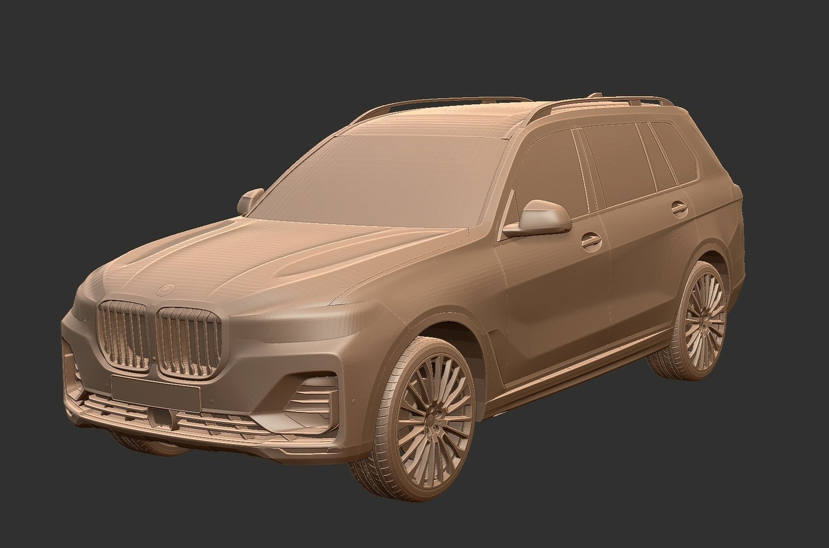 BMW X7 G07 STL 3D Print Model