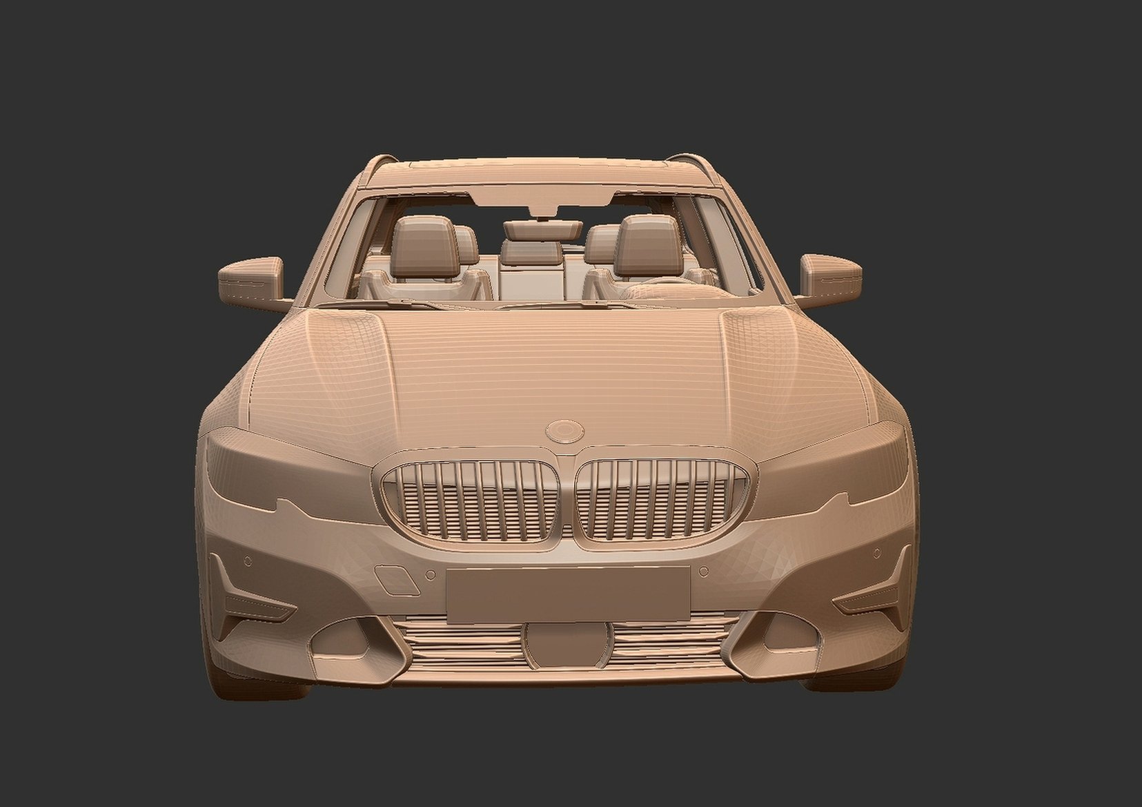 BMW 3 Series Touring G21 STL 3D Print Model