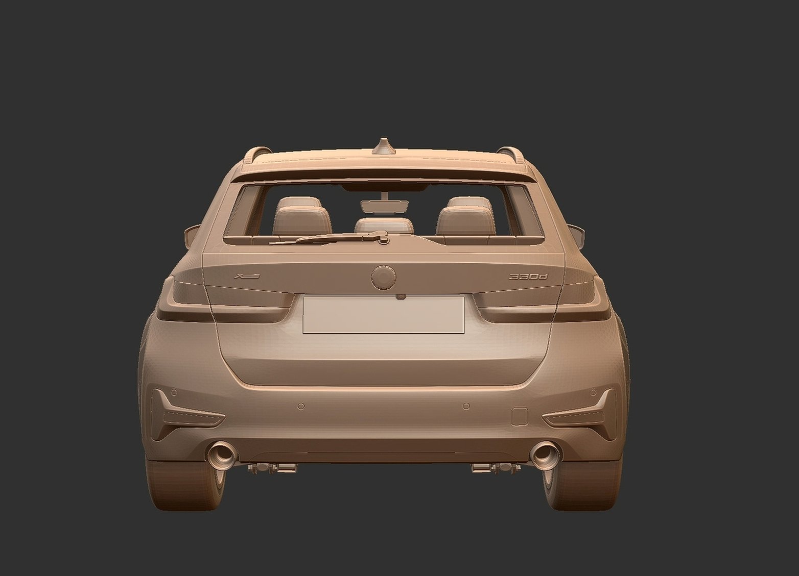 BMW 3 Series Touring G21 STL 3D Print Model