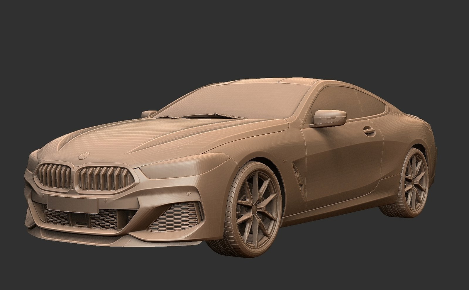 BMW M850i xDrive G15 STL 3D Print Model