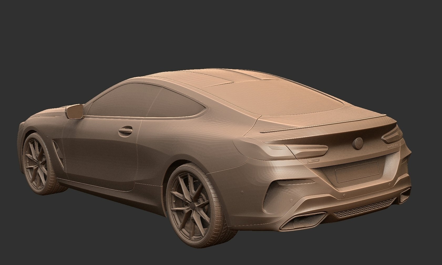 BMW M850i xDrive G15 STL 3D Print Model
