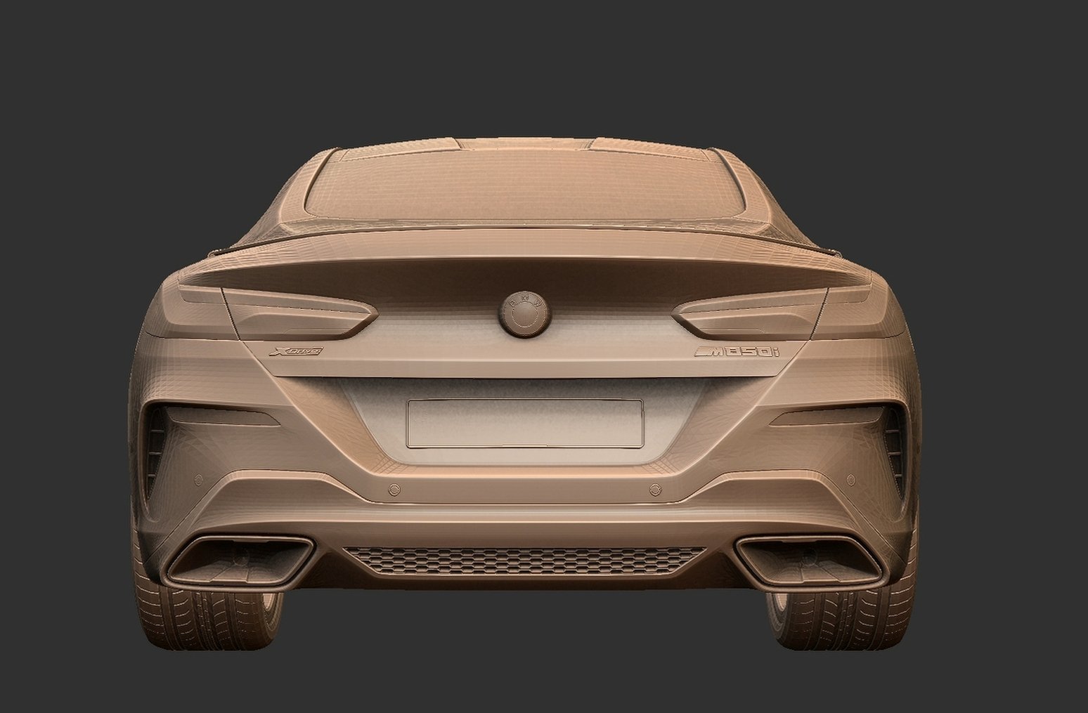 BMW M850i xDrive G15 STL 3D Print Model