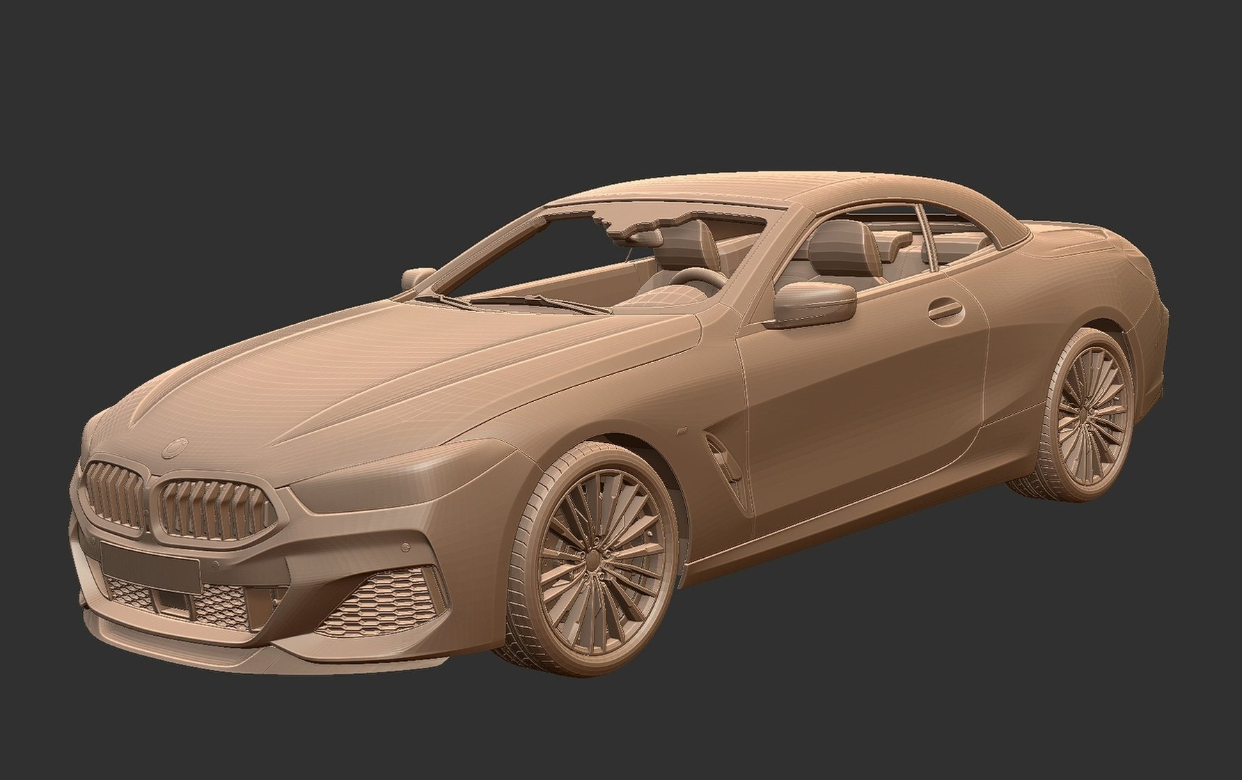 BMW M850i xDrive G15 STL 3D Print Model