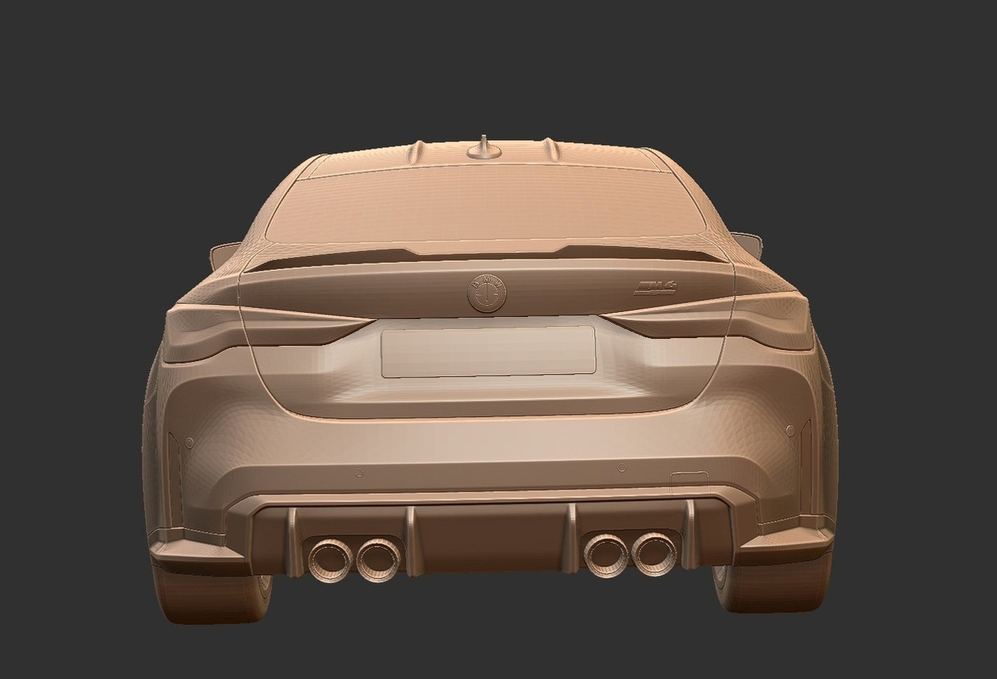 BMW M4 Competition G82 STL 3D Print Model