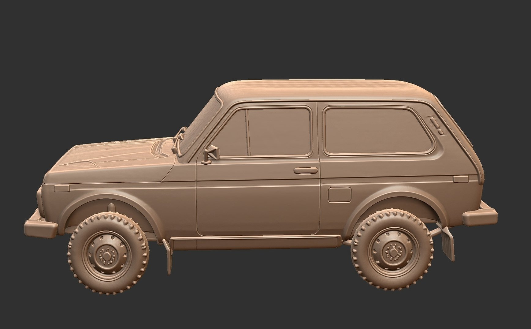 Lada Niva VAZ-2121 STL 3D Print Model