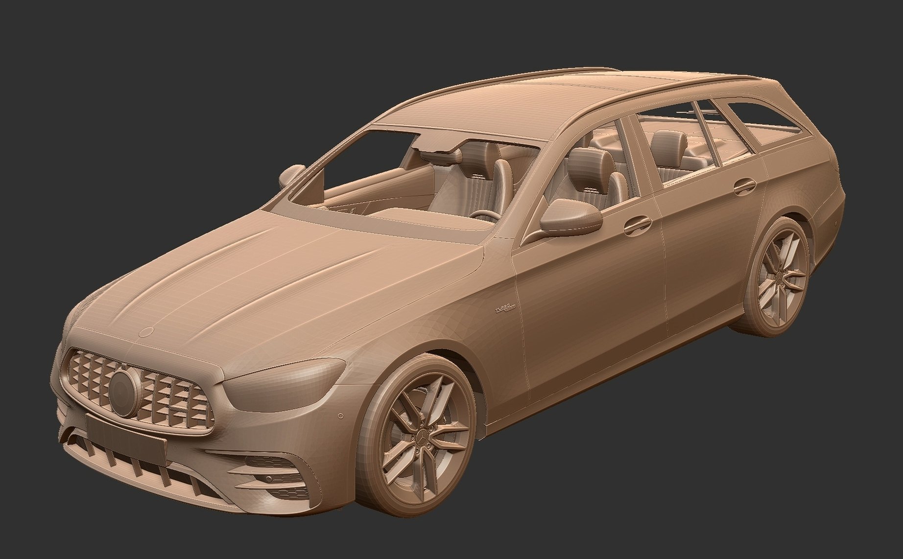 Mercedes-Benz AMG E53 Estate STL 3D Print Model