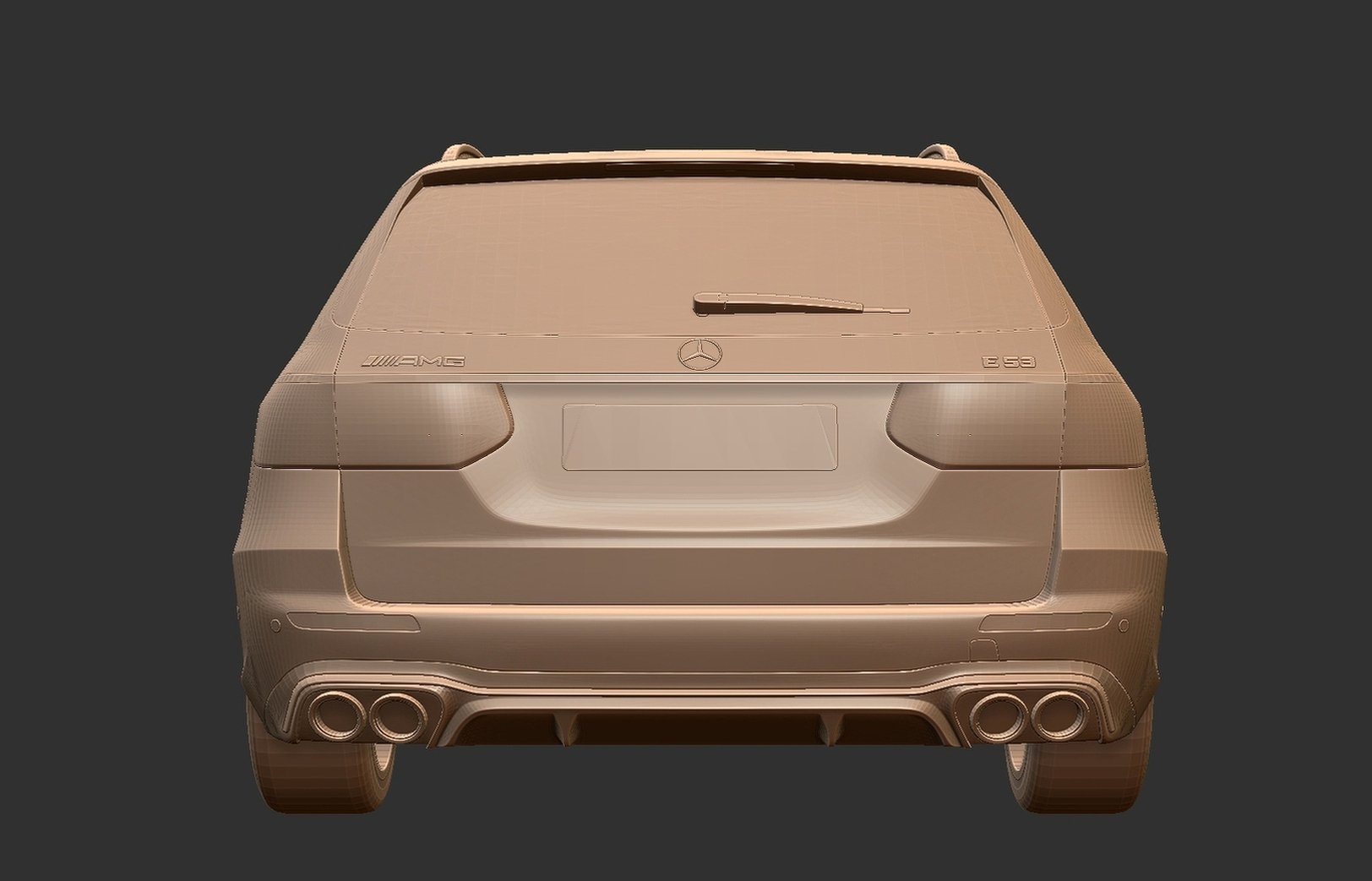 Mercedes-Benz AMG E53 Estate STL 3D Print Model