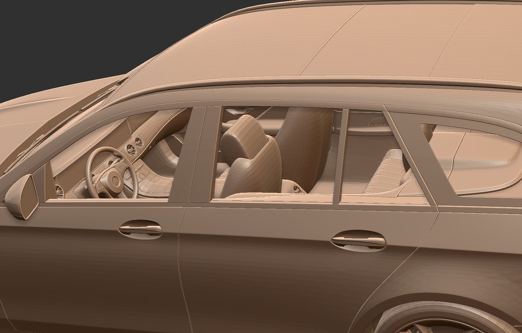 Mercedes-Benz AMG E53 Estate STL 3D Print Model