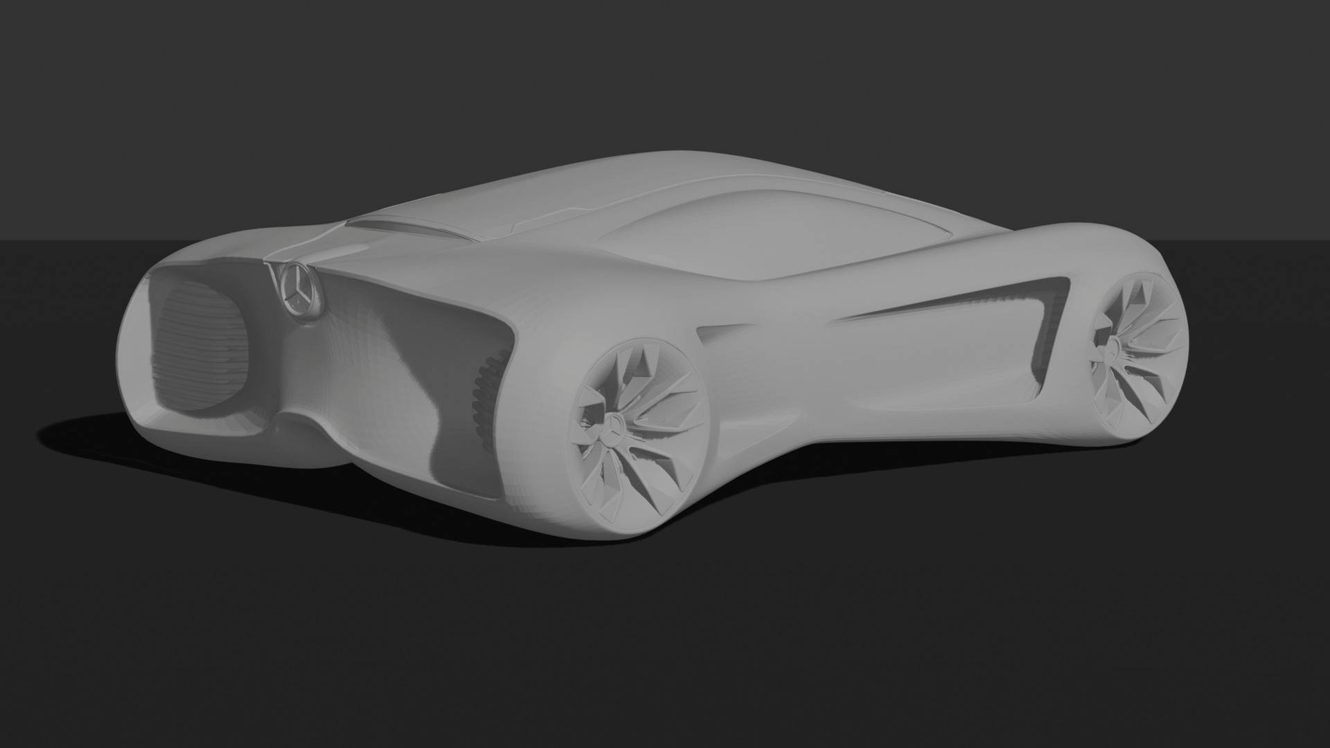 Mercedes-Benz Biome Concept STL 3D Print Model