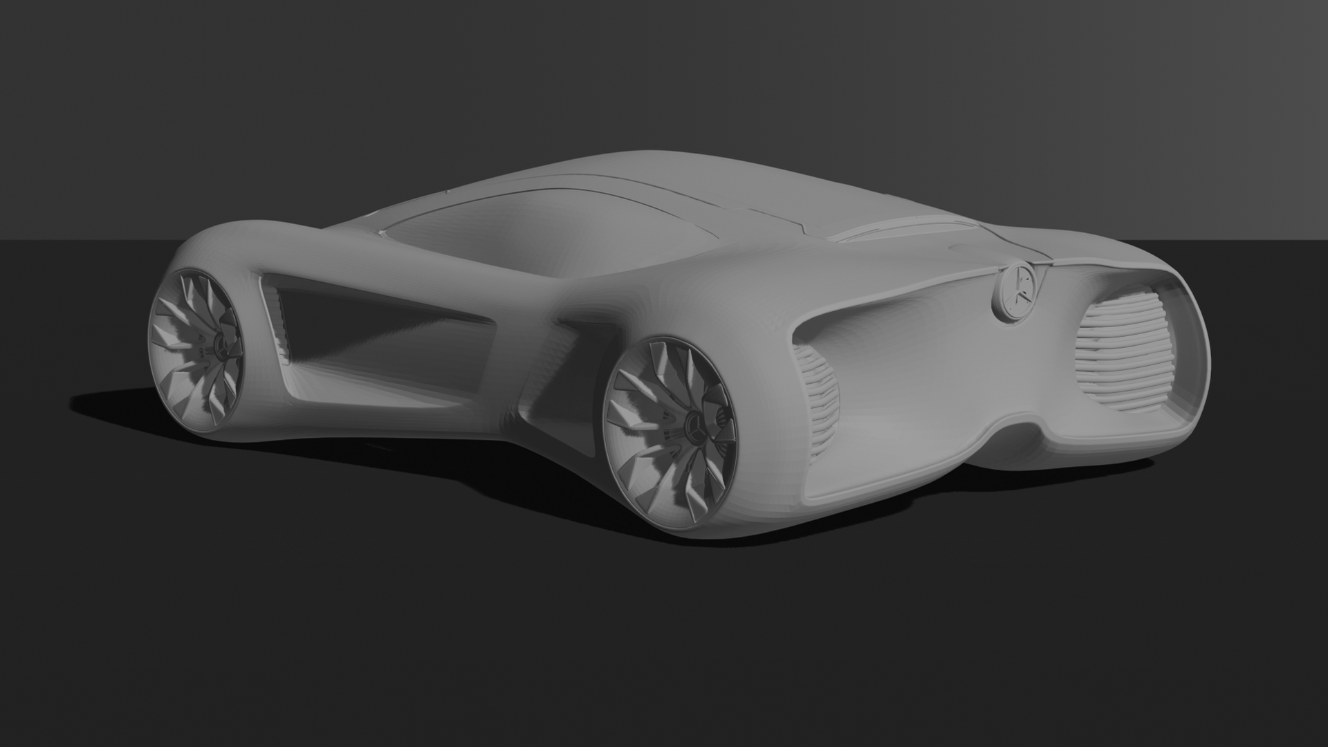 Mercedes-Benz Biome Concept STL 3D Print Model