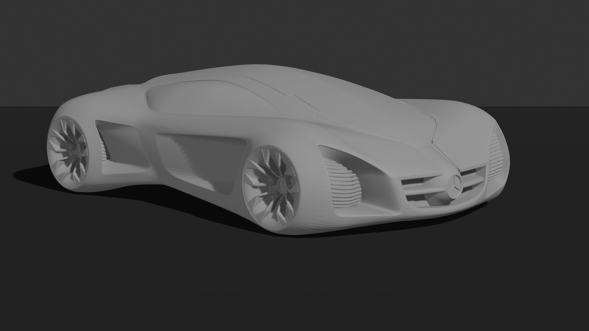 Mercedes-Benz Biome Concept STL 3D Print Model