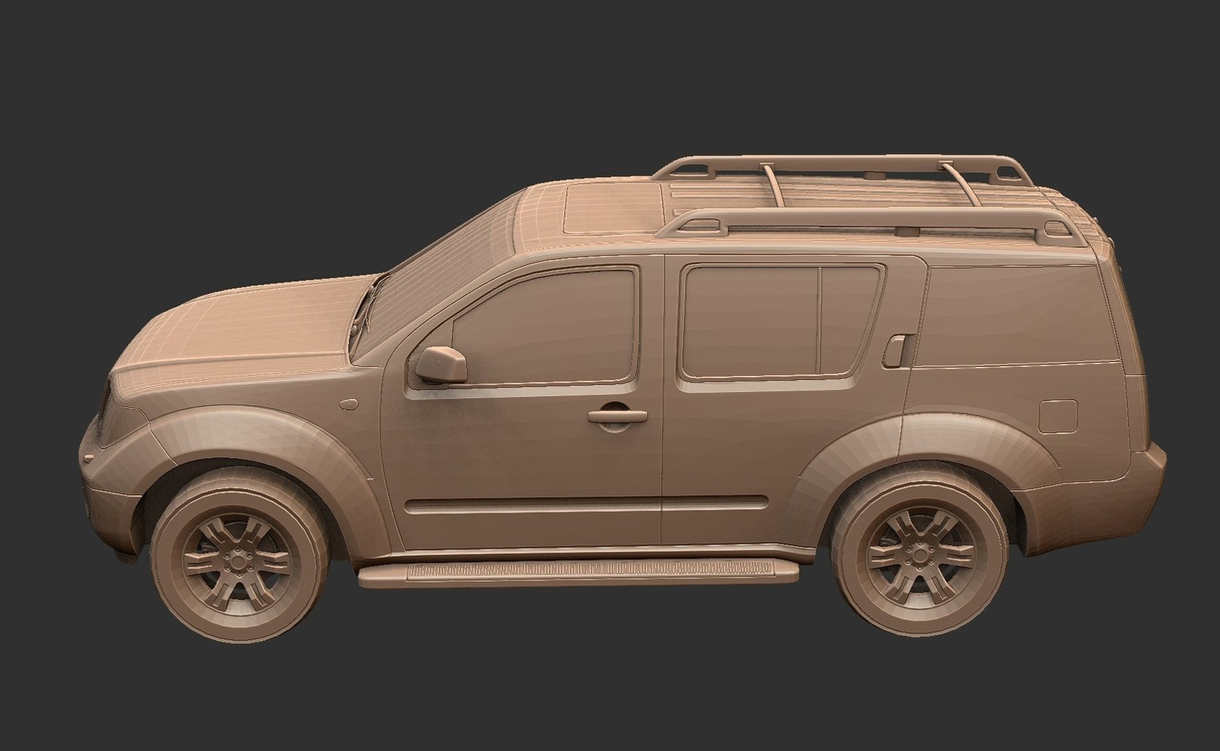 Nissan Pathfinder R51 STL 3D Print Model