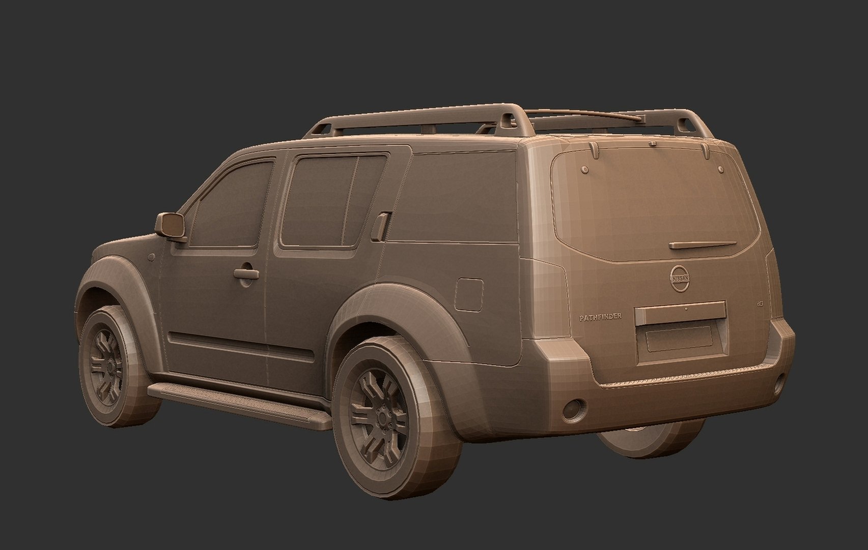 Nissan Pathfinder R51 STL 3D Print Model