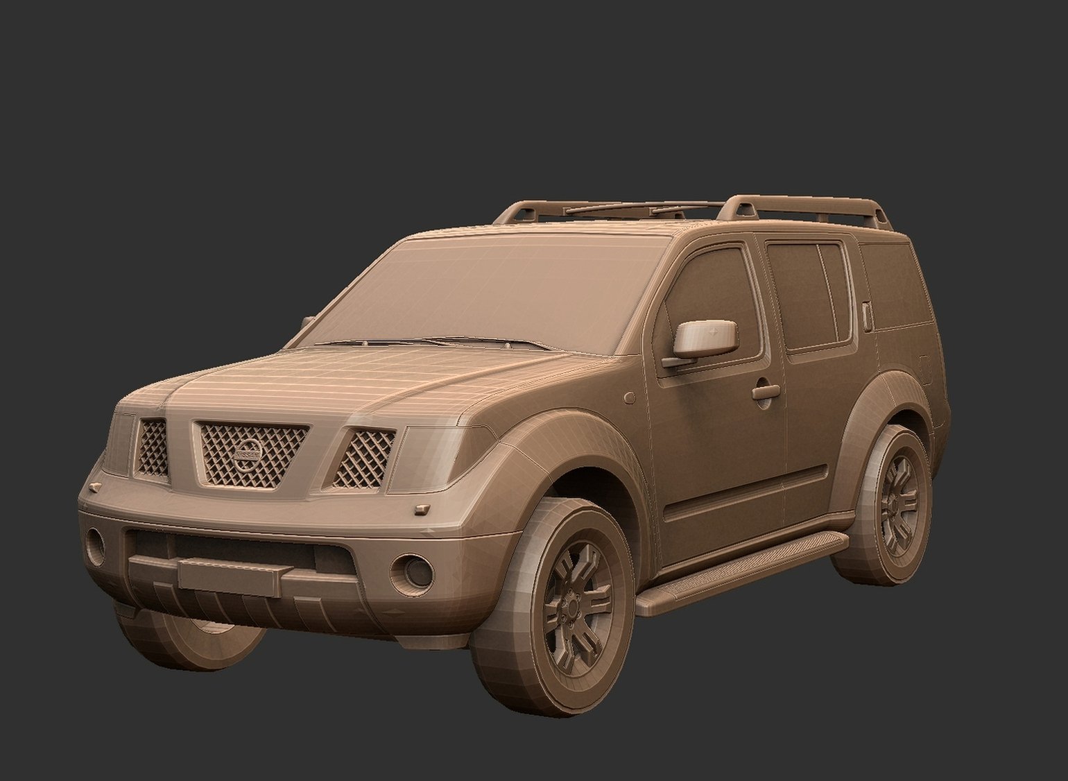 Nissan Pathfinder R51 STL 3D Print Model