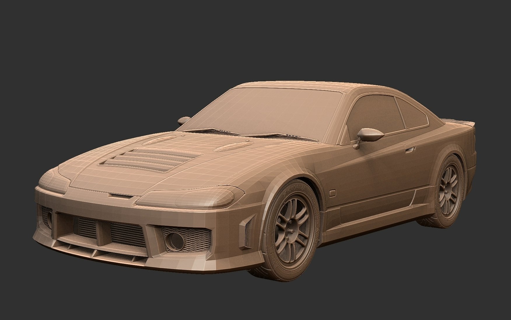 Nissan Silvia S15 Neo Runner Concept STL 3D Print Model