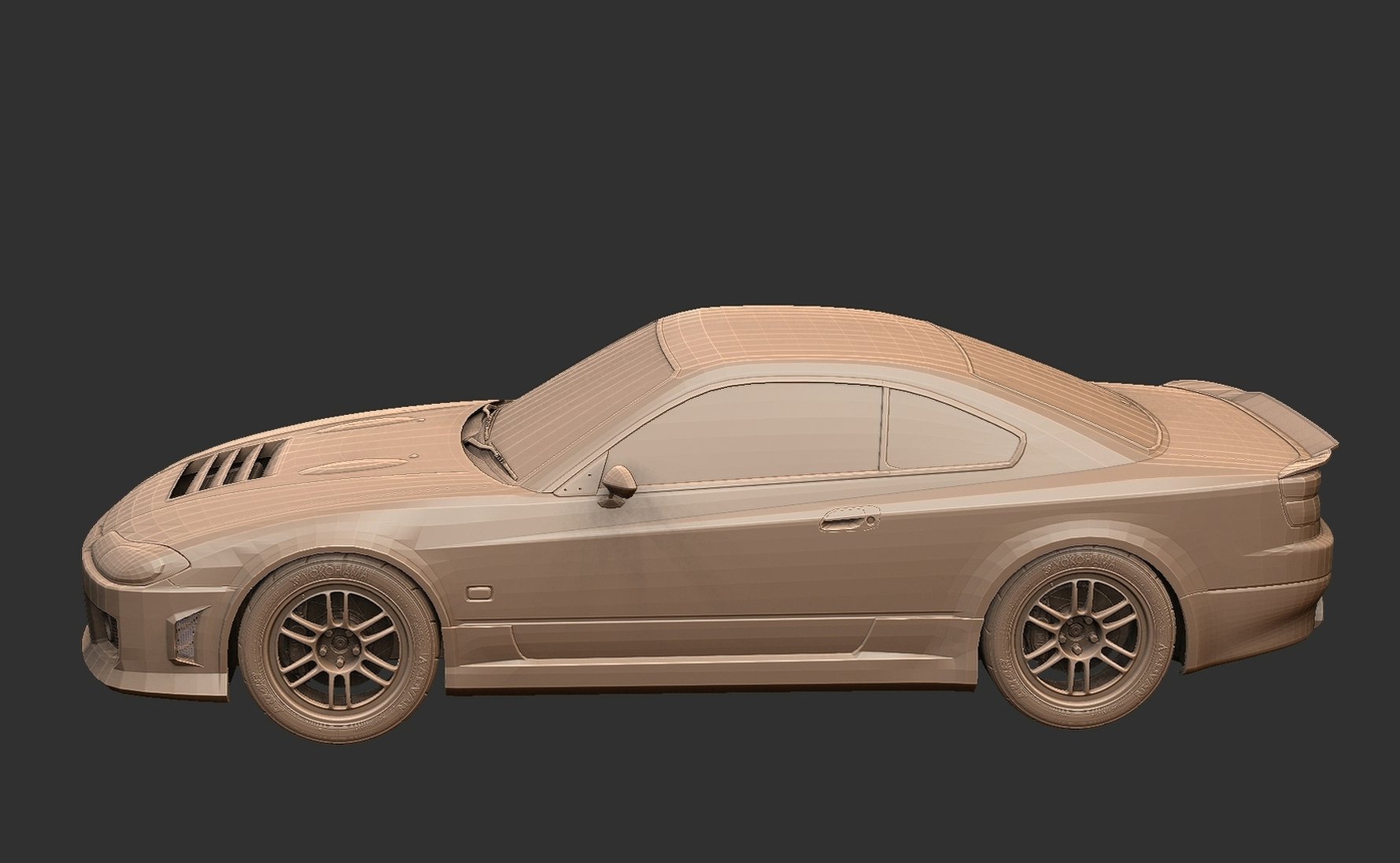 Nissan Silvia S15 Neo Runner Concept STL 3D Print Model